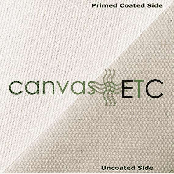 Primed canvas rolls