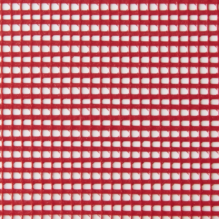 Red pvc coated polyester mesh fabric