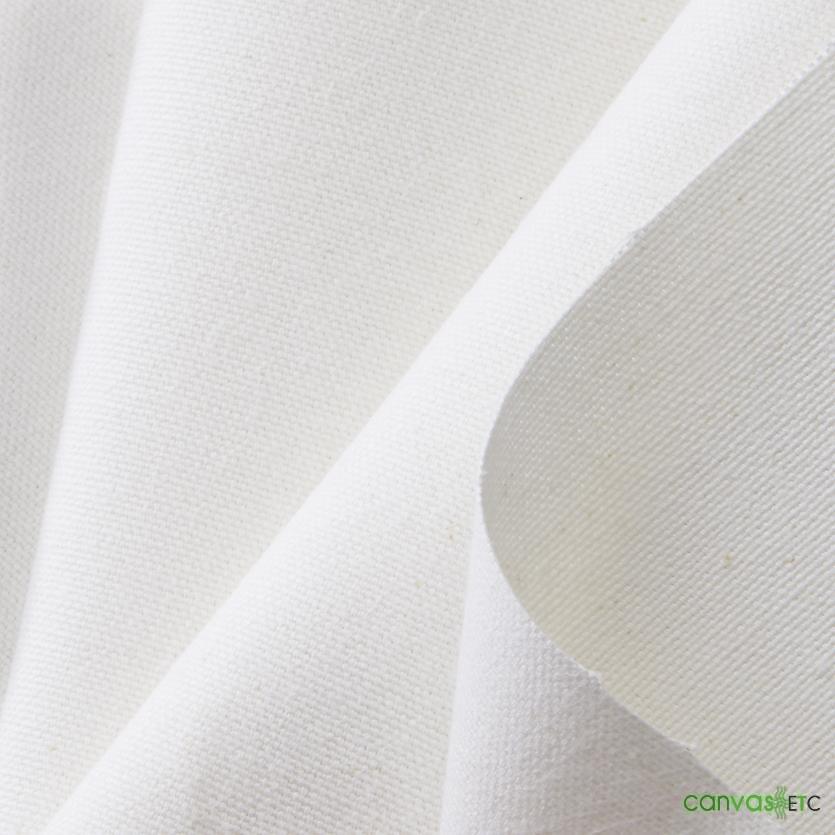 12 oz White cotton duck cloth