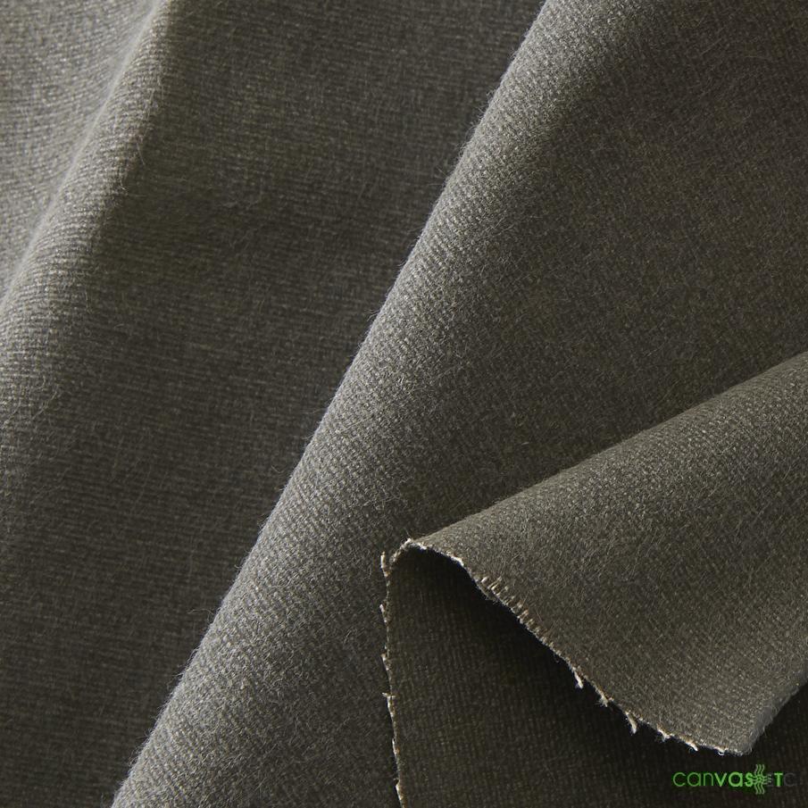 Waxed Canvas Fabric Olive Drab