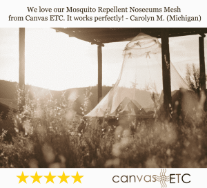 Noseeums Mosquito Repellent Mesh Customer Review