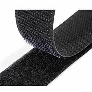 Hook and Loop Sew On Black