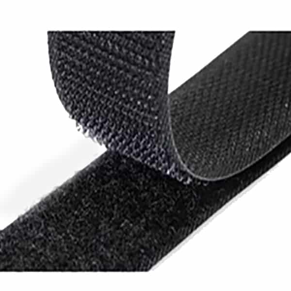 Hook and Loop Sew On Black