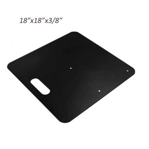 18x18 Heavy Duty Powder Coated Slip Fit Base