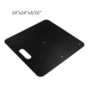 24x24 Standard Powder Coated Black Base