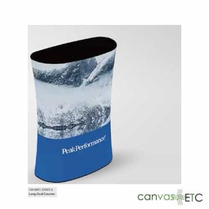 Trade Show Counters-Long-Oval