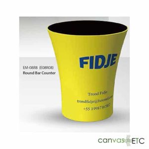 Trade Show Counters -Round-Bar