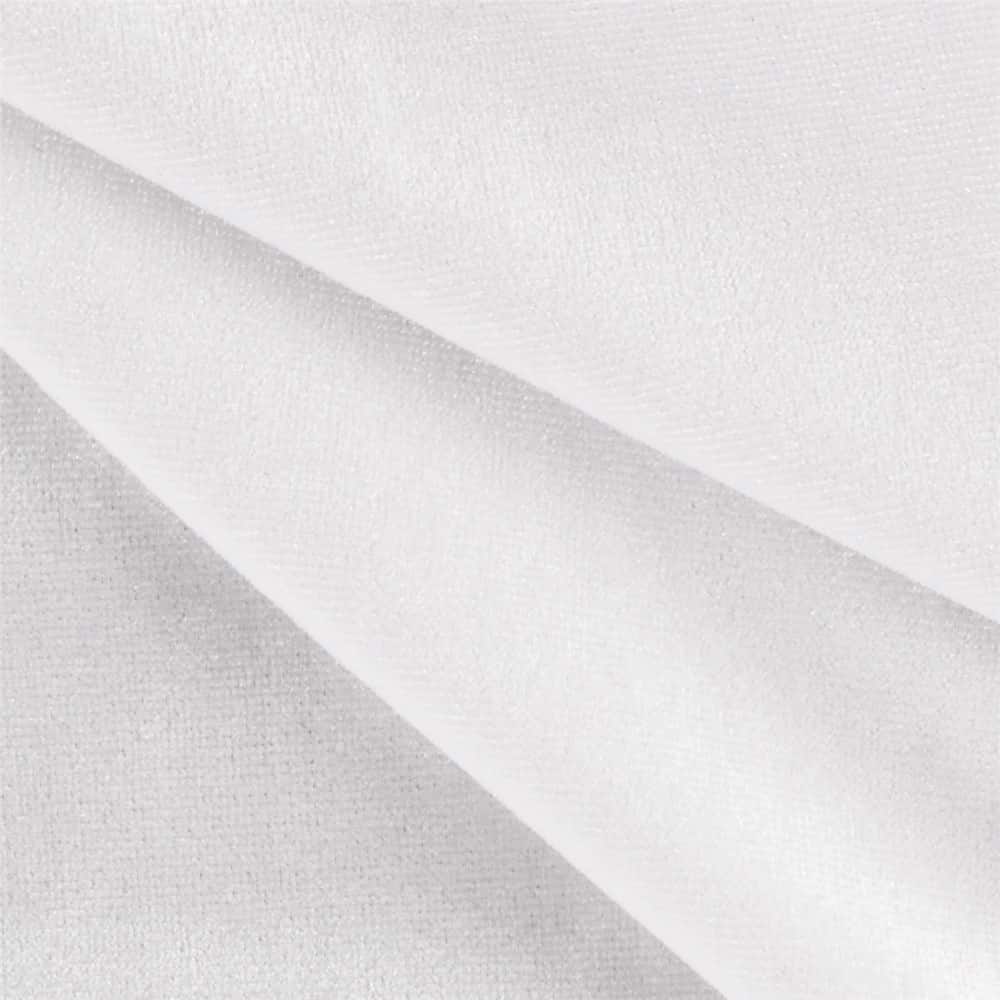 12'H Duvetyne Drape - White