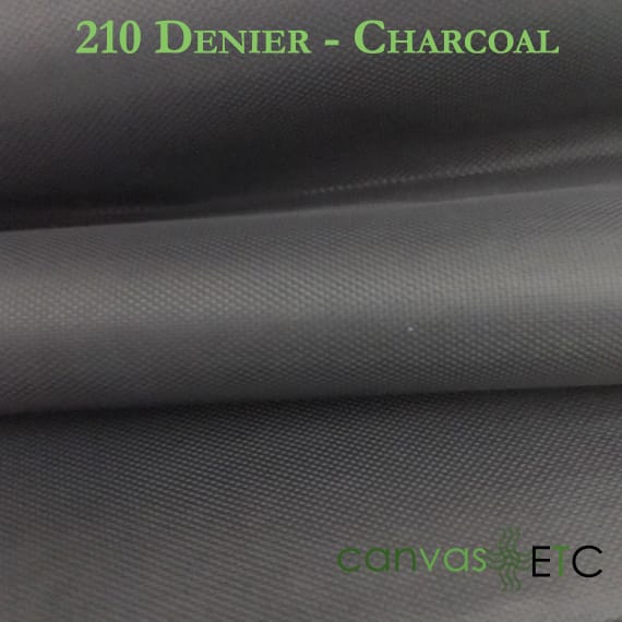 210 Denier Charcoal