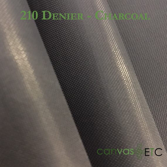 210 Denier Charcoal