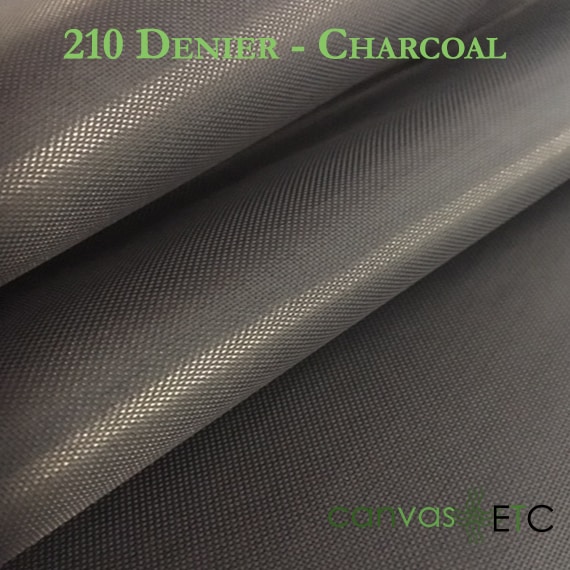 210 Denier Charcoal