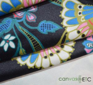 Fabric Printing - Fan Flower Design