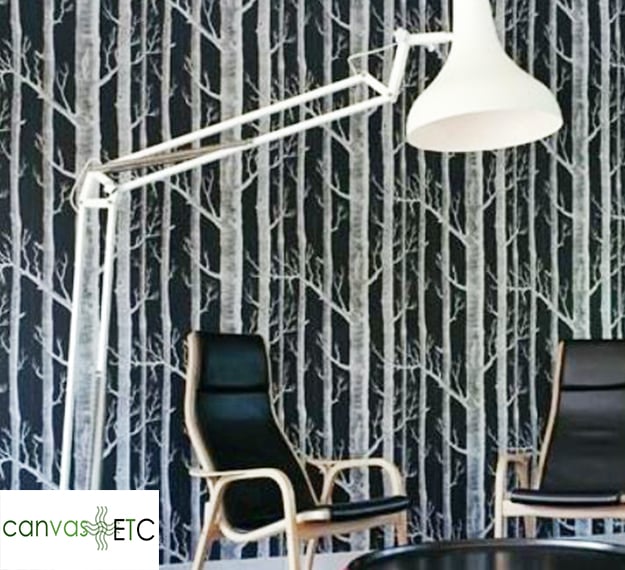 Forest wallpaper for home decorating