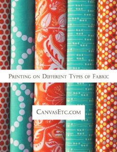 Printing on Different Types of Fabric