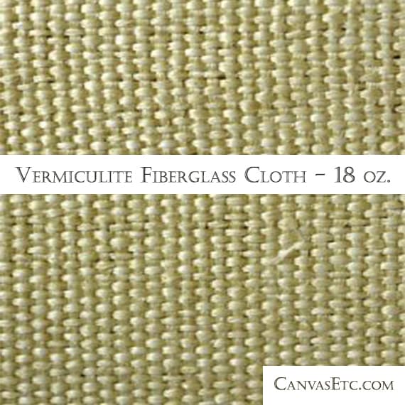 Vermiculite Insulation Fiberglass Cloth 18 ounces