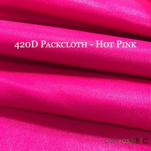 420 Denier Packcloth in Hot Pink