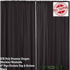 10x10 pipe and drape backdrop kit with uprights