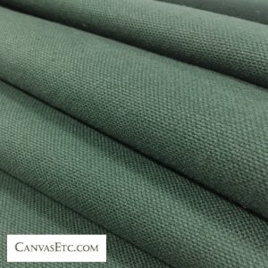 Forest Green 10 ounce cotton duck fabric