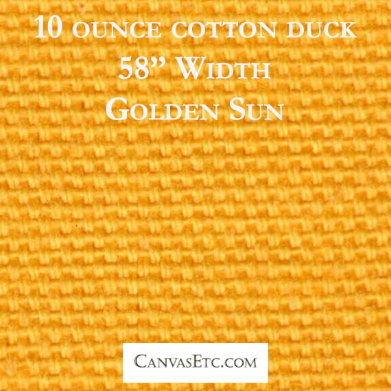 Golden Sun 10 ounce cotton duck