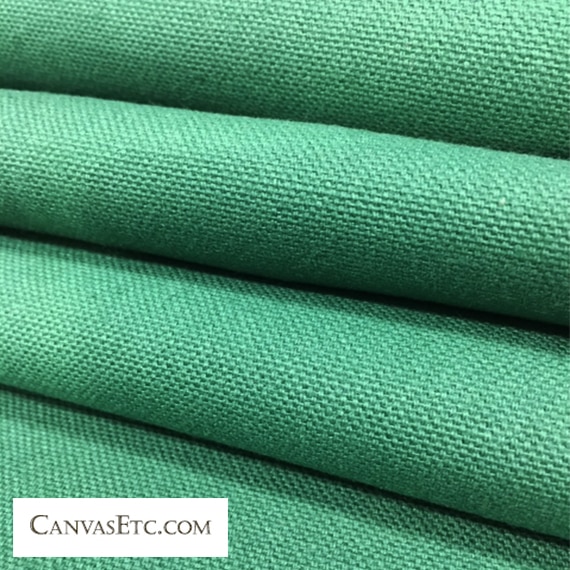 Hunter Green 10 ounce cotton duck fabric