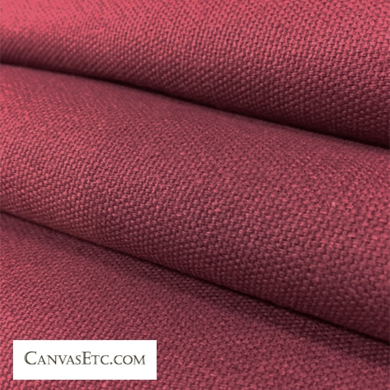 Merlot 10 ounce cotton duck fabric
