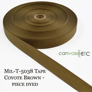Mil-T-5038 Tape Coyote Brown - Piece Dyed