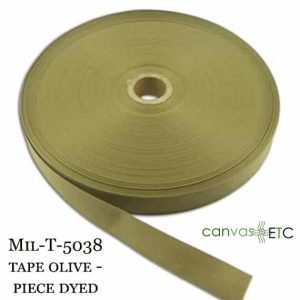 Mil-T-5038 Tape Olive Piece Dyed