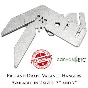 Pipe and Drape Valance Hangers Free Shipping