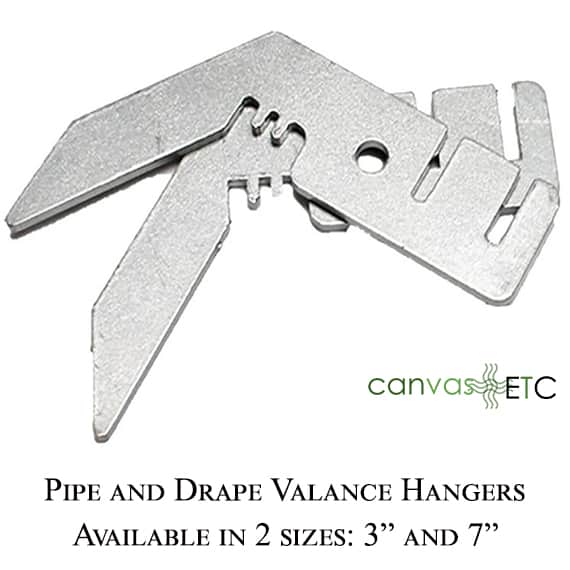 Pipe and Drape Valance Hangers