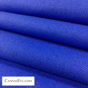 Royal Blue 10 ounce cotton duck fabric