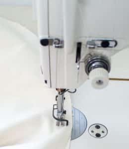 Sewing the seam allowance