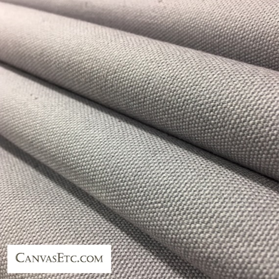 Storm Grey 10 ounce cotton duck