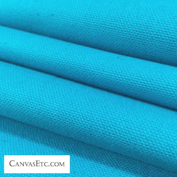 Waterfall Blue 10 ounce cotton duck fabric