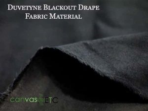 Duvetyne blackout fabric