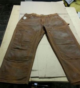 Tin cloth hunting pants and field gear