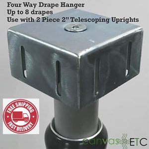 4 way drape hanger