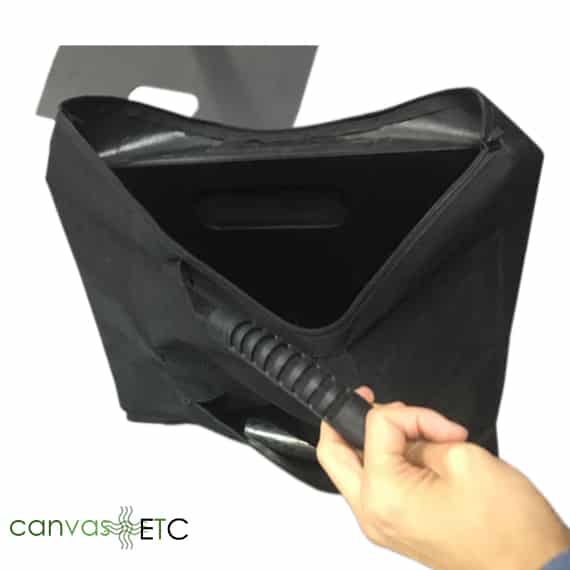 pipe and drape base bag