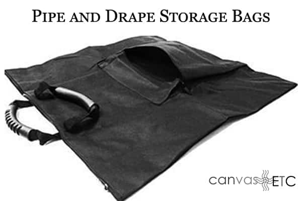 Pipe and drape storage bags