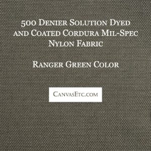 Ranger Green 500 Denier Cordura Nylon Fabric