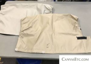 Drawstring bag made with 420 Denier Khaki Packcloth