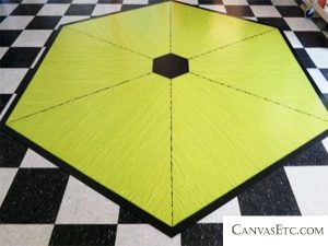 Floor cloth made from #10 cotton duck
