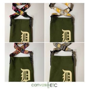 Number 8 cotton duck in olive drab