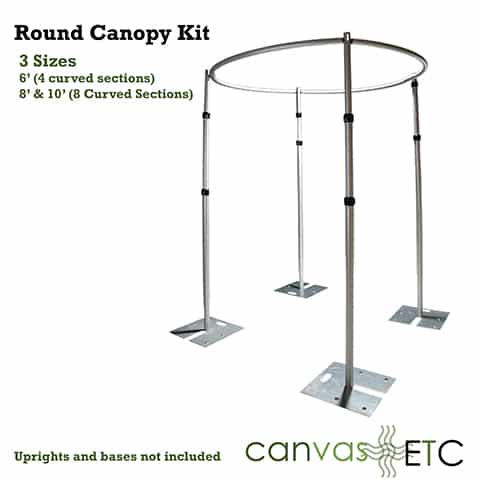 Round Drape Support Canopy