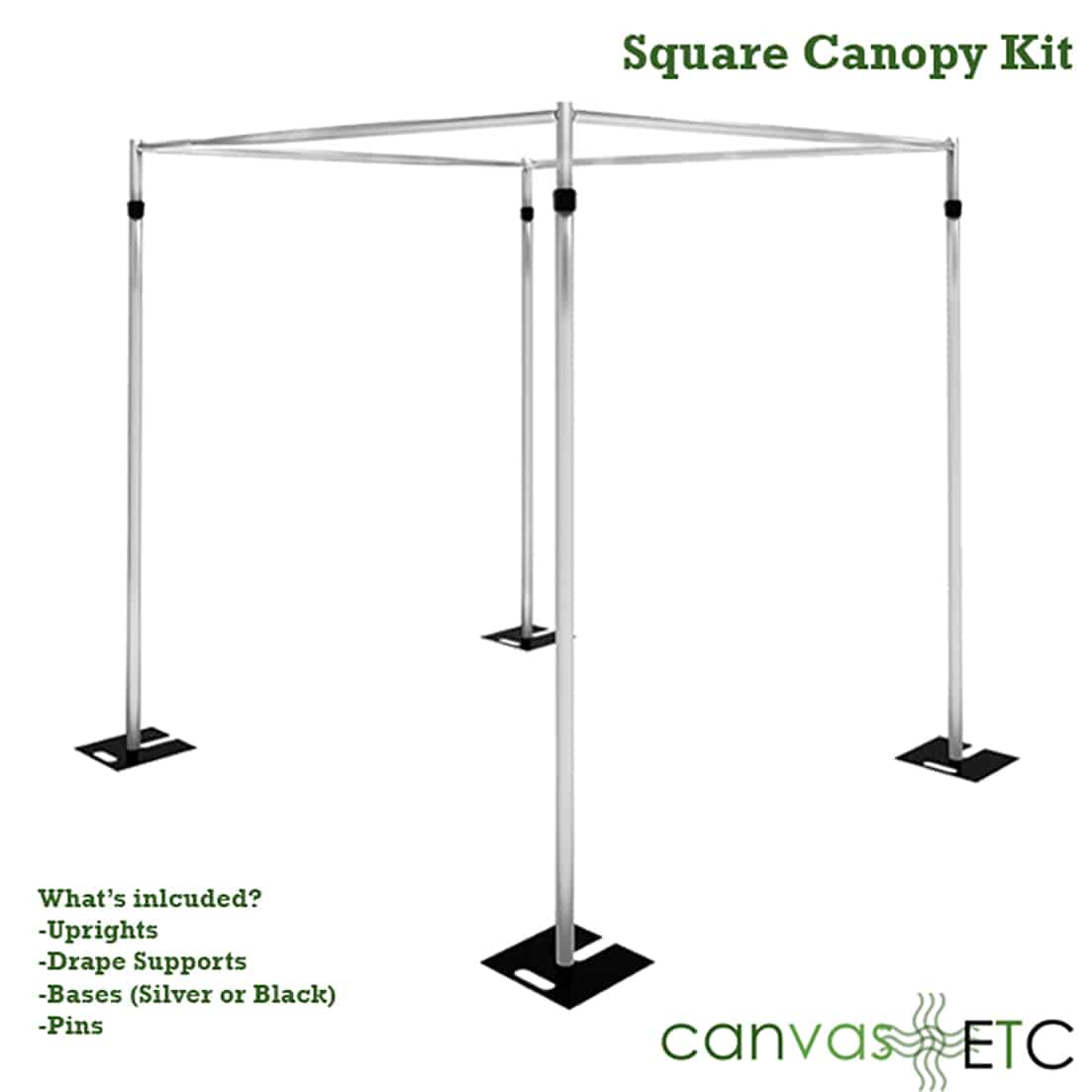 square canopy kit list