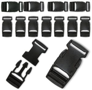 Black Plastic Side Release buckles