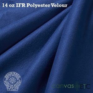 IFR Velour 14 oz | 60" Width | Blue