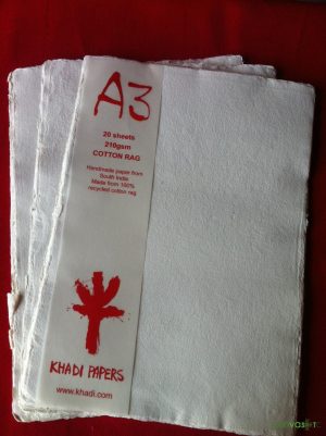 Khadi Pack - A3W, 12" x 16.5" - 210 gsm