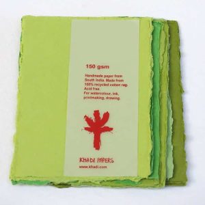Khadi Envelope Pack - C6Pnk, 4.50" x 6.50" - 100 gsm