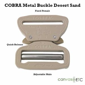Cobra Buckle Sand Metal