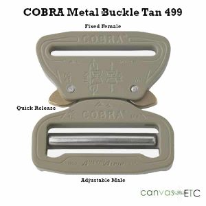 Cobra Buckle Tan 499 Metal